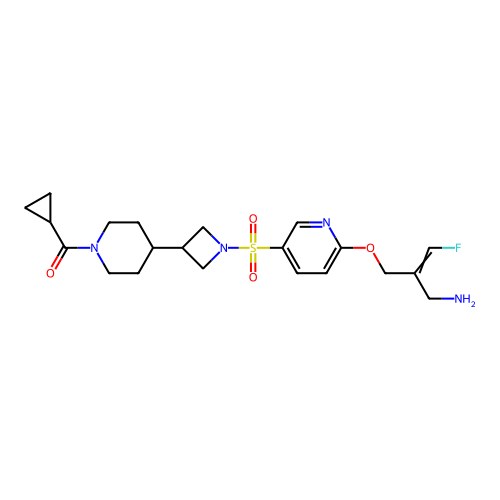 Chemical structure of BindingDB Monomer ID 709357
