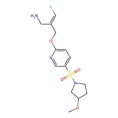 Chemical structure of BindingDB Monomer ID 709365
