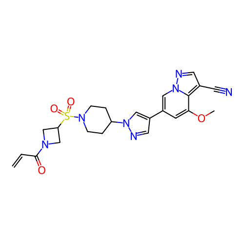 Chemical structure of BindingDB Monomer ID 709605