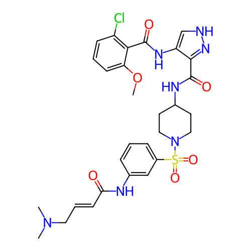 Chemical structure of BindingDB Monomer ID 710542
