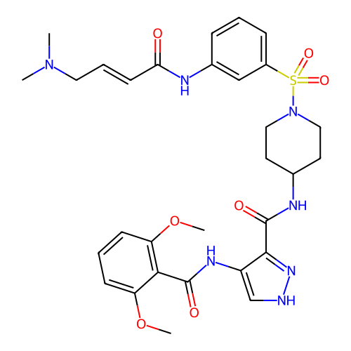 Chemical structure of BindingDB Monomer ID 710634