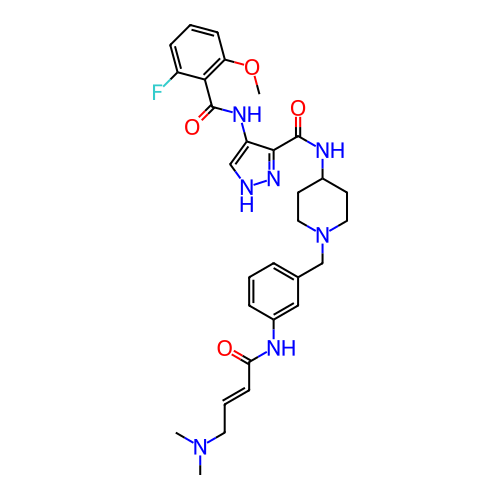 Chemical structure of BindingDB Monomer ID 710640