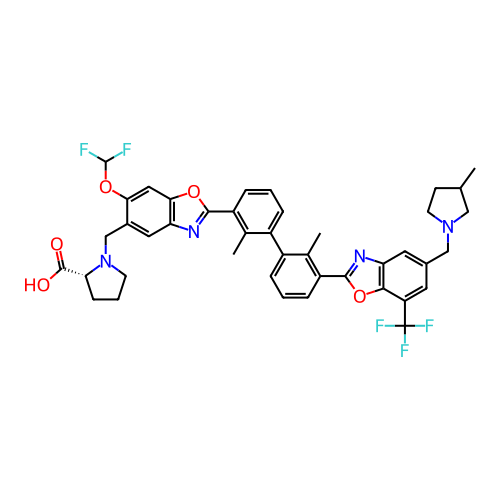 Chemical structure of BindingDB Monomer ID 711234