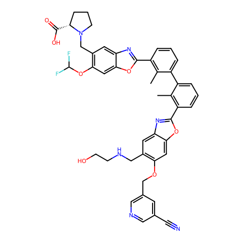 Chemical structure of BindingDB Monomer ID 711264