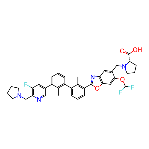 Chemical structure of BindingDB Monomer ID 711409
