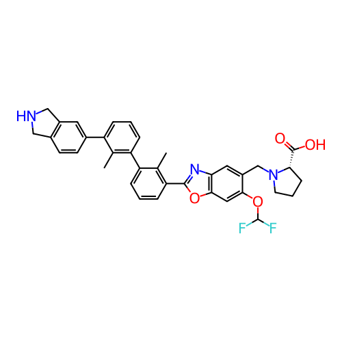 Chemical structure of BindingDB Monomer ID 711433