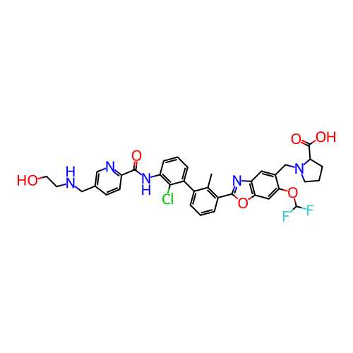 Chemical structure of BindingDB Monomer ID 711446
