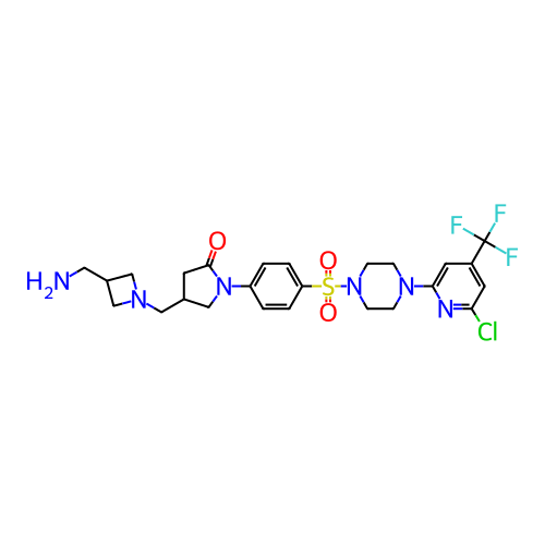 Chemical structure of BindingDB Monomer ID 712122