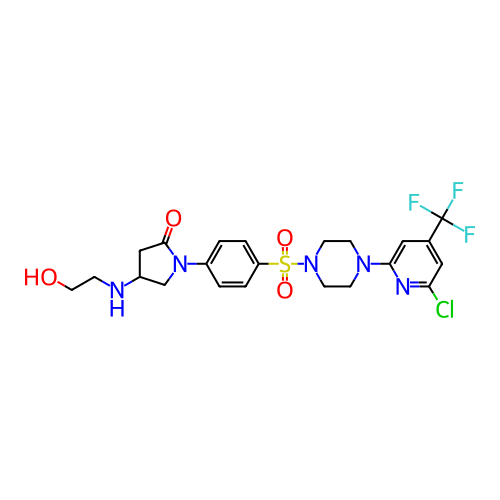 Chemical structure of BindingDB Monomer ID 712133