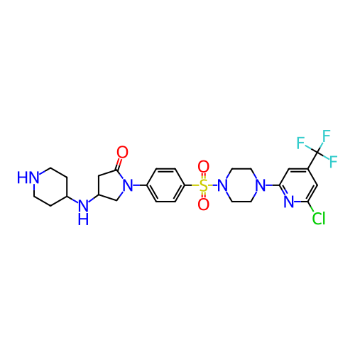 Chemical structure of BindingDB Monomer ID 712145