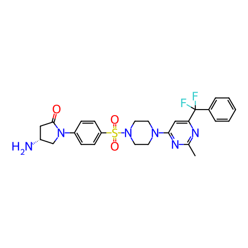 Chemical structure of BindingDB Monomer ID 712160