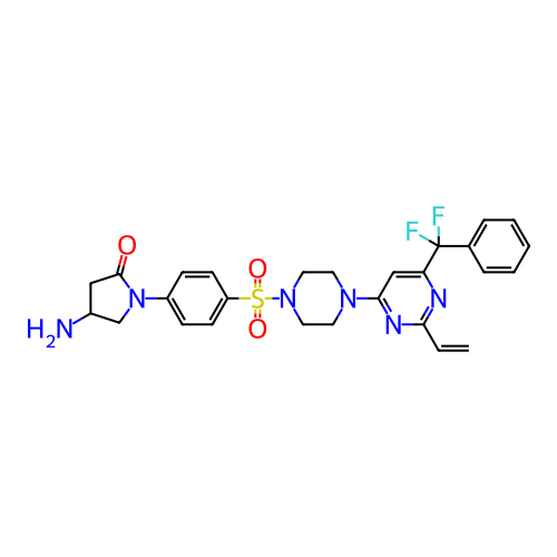 Chemical structure of BindingDB Monomer ID 712161