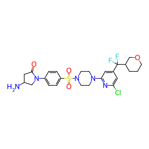 Chemical structure of BindingDB Monomer ID 712174