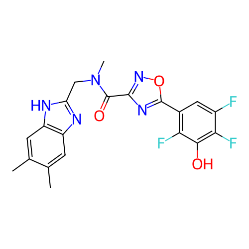 Chemical structure of BindingDB Monomer ID 712254
