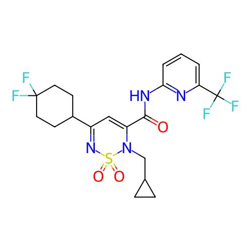 Chemical structure of BindingDB Monomer ID 712624