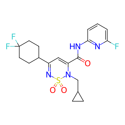 Chemical structure of BindingDB Monomer ID 712625