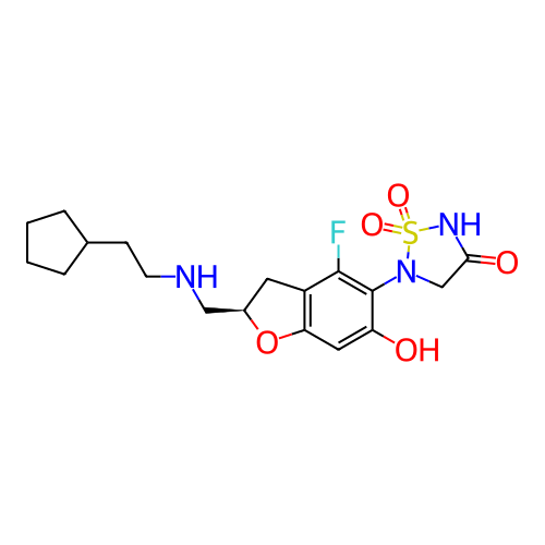 Chemical structure of BindingDB Monomer ID 712834