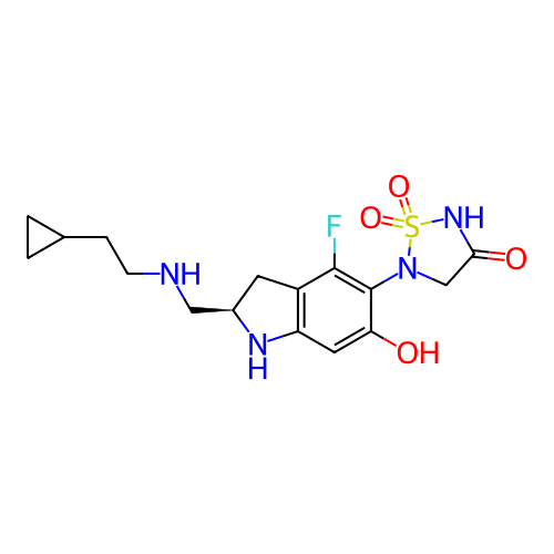 Chemical structure of BindingDB Monomer ID 712892