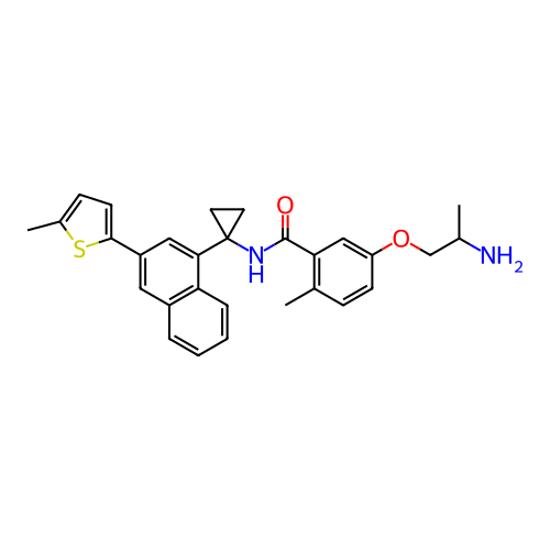 Chemical structure of BindingDB Monomer ID 714455