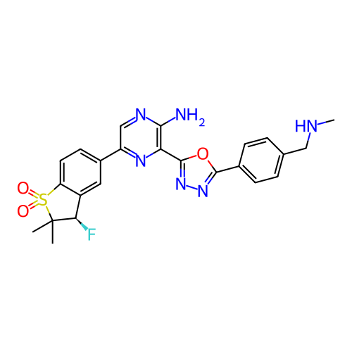 Chemical structure of BindingDB Monomer ID 714734