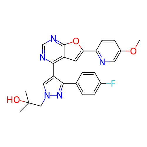Chemical structure of BindingDB Monomer ID 717455