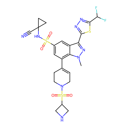Chemical structure of BindingDB Monomer ID 718704