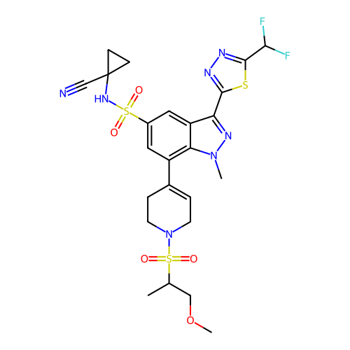 Chemical structure of BindingDB Monomer ID 718707