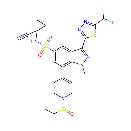 Chemical structure of BindingDB Monomer ID 718709