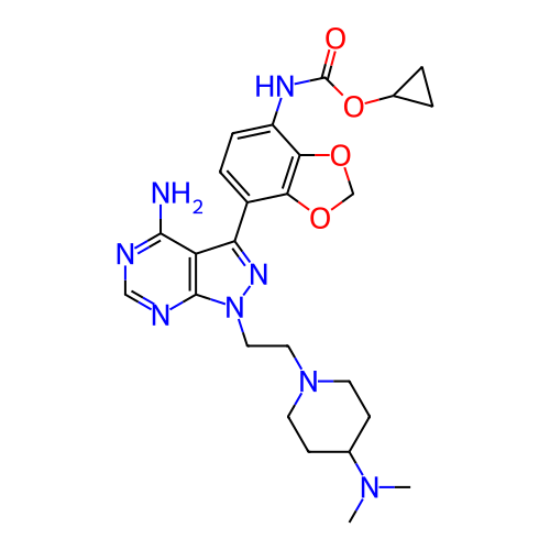 Chemical structure of BindingDB Monomer ID 718832