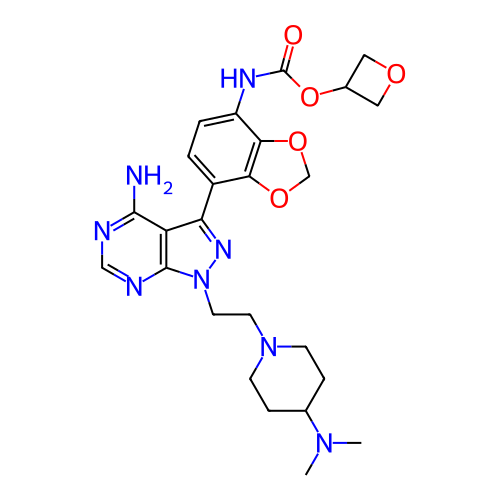 Chemical structure of BindingDB Monomer ID 718842