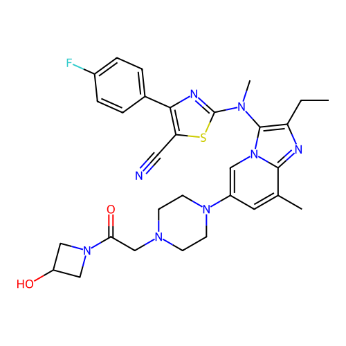 Chemical structure of BindingDB Monomer ID 719985