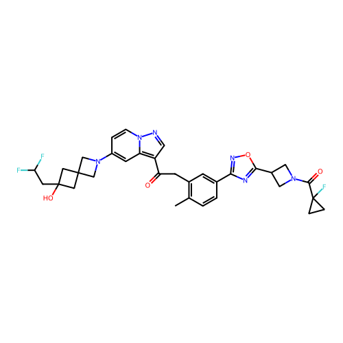 Chemical structure of BindingDB Monomer ID 722155