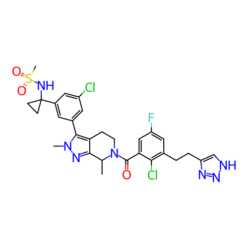 Chemical structure of BindingDB Monomer ID 722485