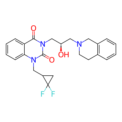 Chemical structure of BindingDB Monomer ID 726606