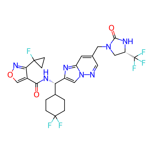 Chemical structure of BindingDB Monomer ID 727036