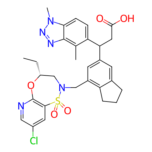 Chemical structure of BindingDB Monomer ID 728816
