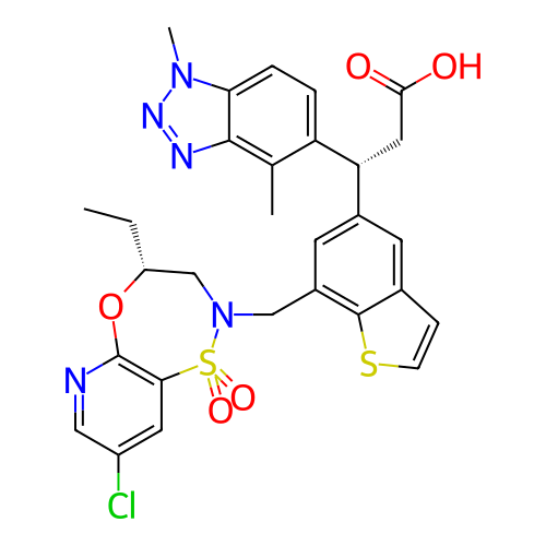 Chemical structure of BindingDB Monomer ID 728821