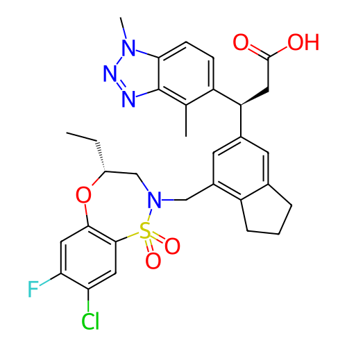 Chemical structure of BindingDB Monomer ID 728834