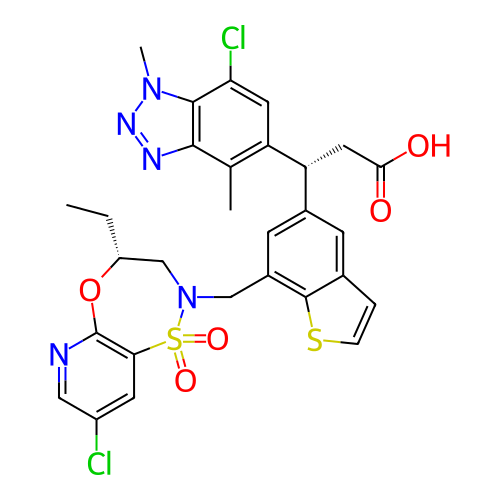 Chemical structure of BindingDB Monomer ID 728844