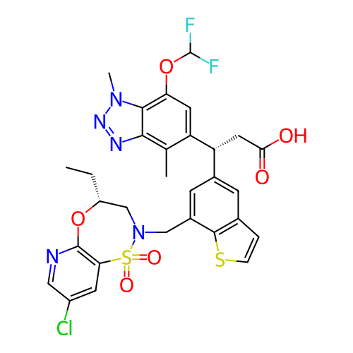 Chemical structure of BindingDB Monomer ID 728845