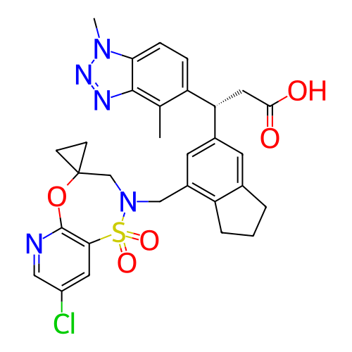 Chemical structure of BindingDB Monomer ID 728855