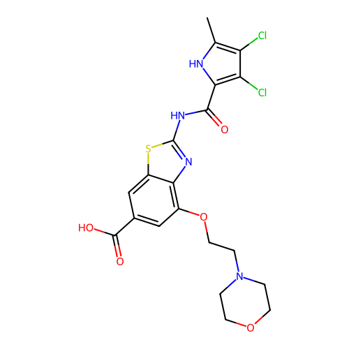 Chemical structure of BindingDB Monomer ID 729104