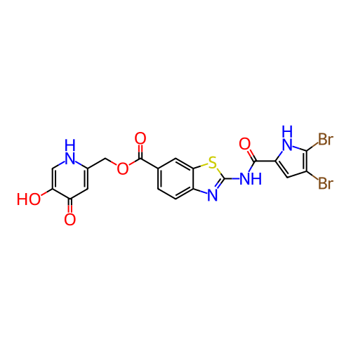 Chemical structure of BindingDB Monomer ID 729134