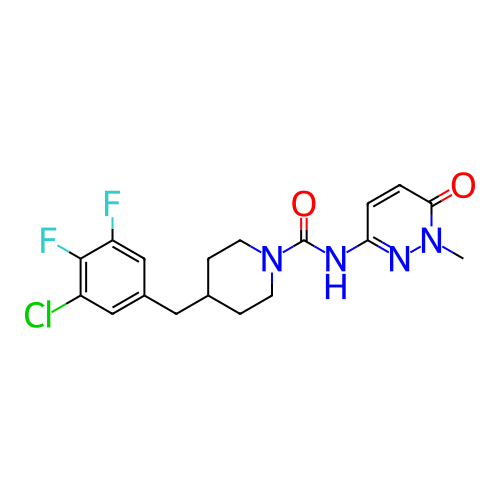 Chemical structure of BindingDB Monomer ID 731541