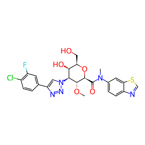 Chemical structure of BindingDB Monomer ID 731604