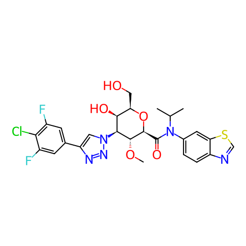 Chemical structure of BindingDB Monomer ID 731607
