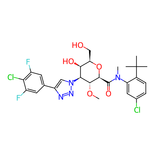 Chemical structure of BindingDB Monomer ID 731618