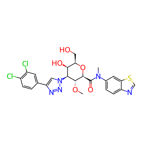 Chemical structure of BindingDB Monomer ID 731623