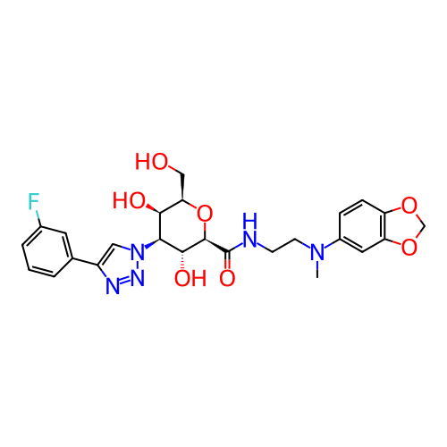Chemical structure of BindingDB Monomer ID 731643