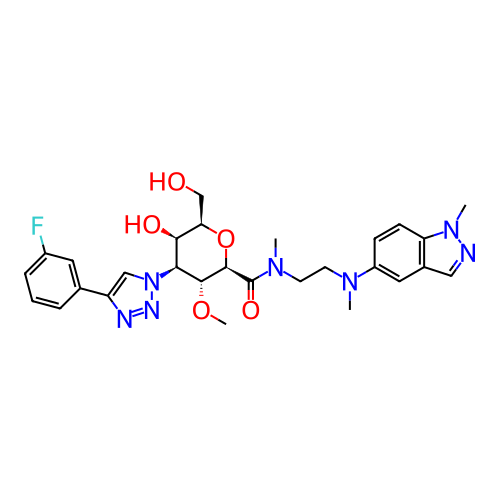Chemical structure of BindingDB Monomer ID 731652